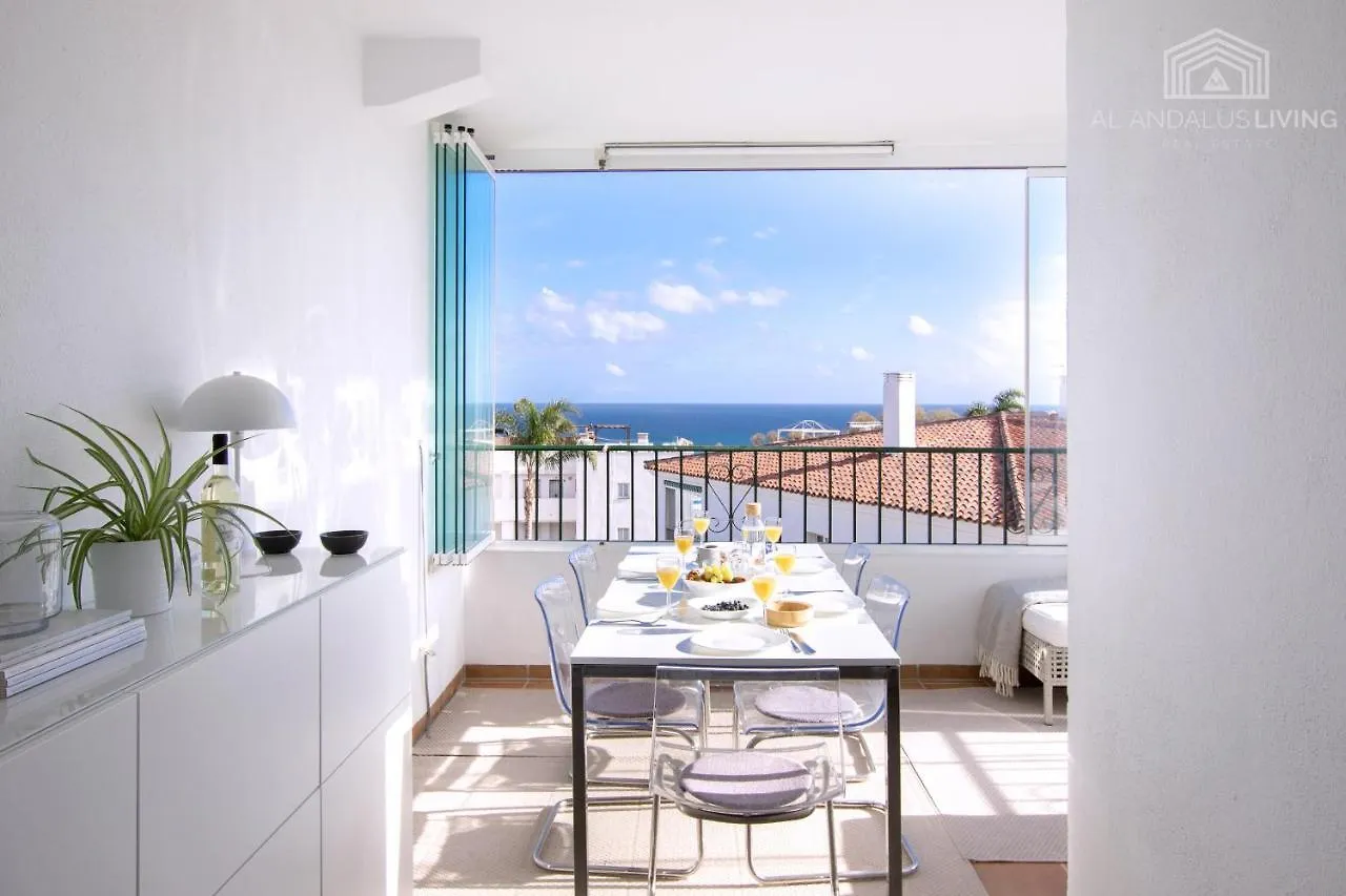 Scandinavian Style Apartment With Amazing Sea Views And South West Facing Sunny Terrace In Miraflores Walking Distance To The Beach! Málaga