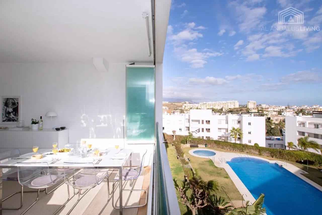 Scandinavian Style Apartment With Amazing Sea Views And South West Facing Sunny Terrace In Miraflores Walking Distance To The Beach! Málaga